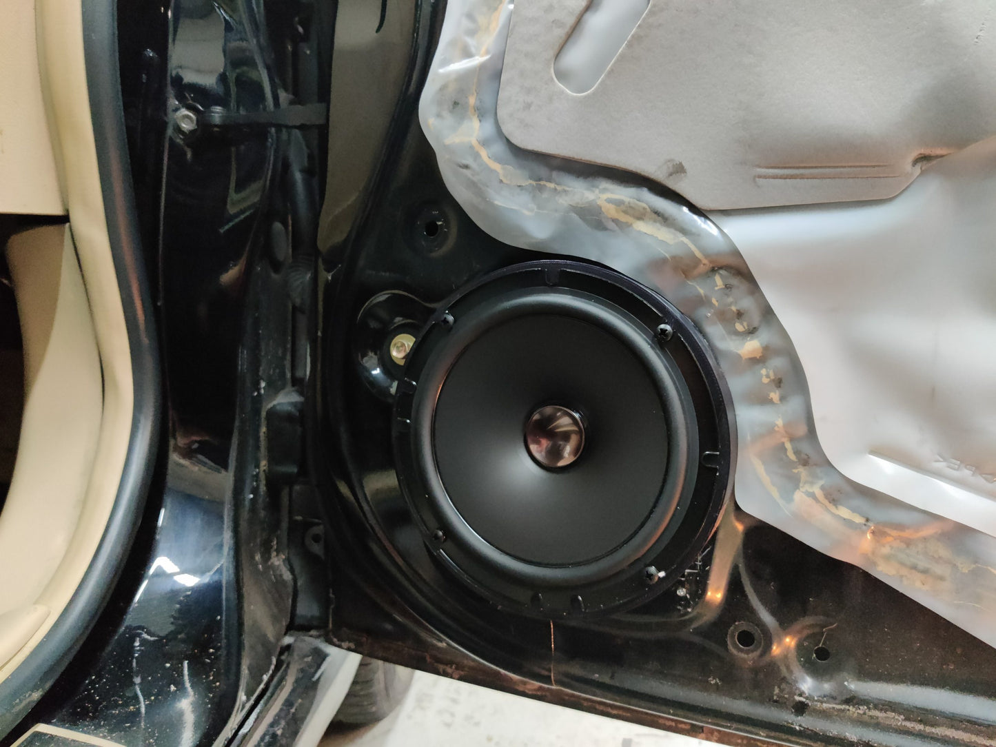 Acura Honda Door Speaker Spacer Adapters w/ Speaker Harnesses for 6.5" Aftermarket Speakers